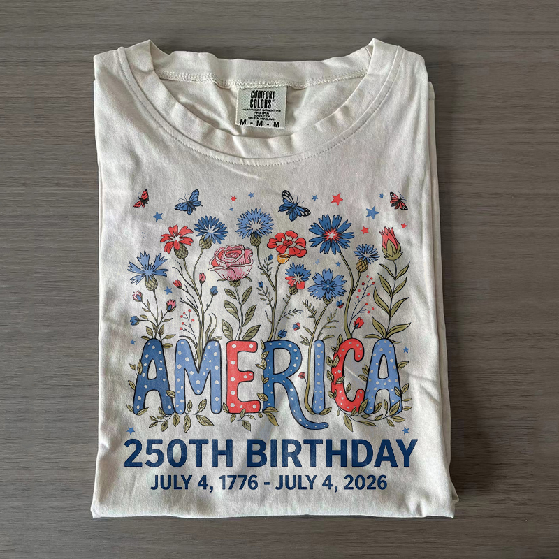 USA 250 Years Birthday T-shirt
