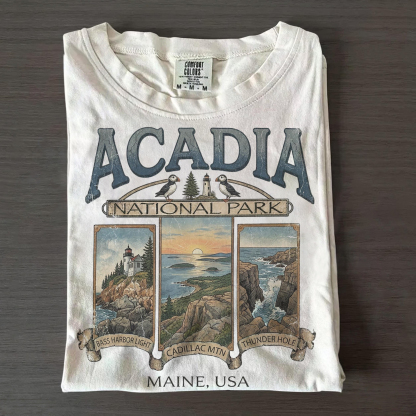 Acadia National Park Maine USA T-shirt