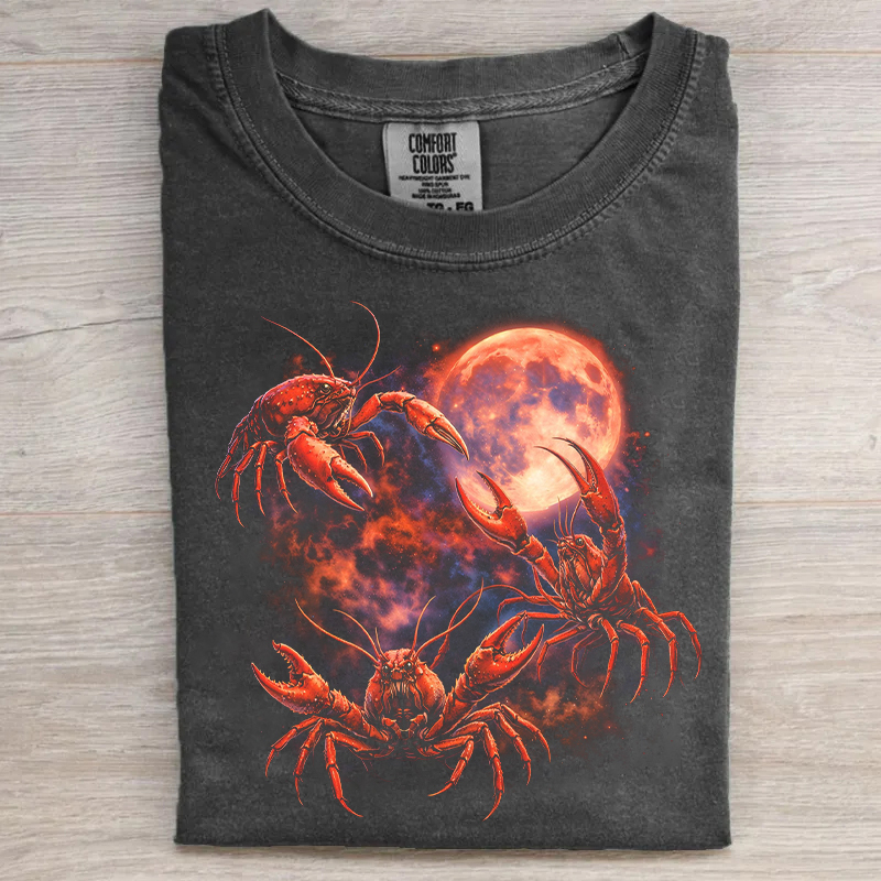 Three Crawfish Moon T-shirt