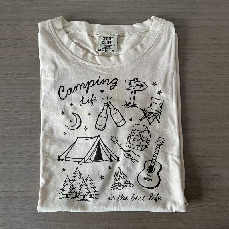 Camping Is The Best Life T-shirt