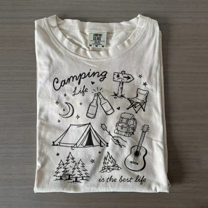 Camping Is The Best Life T-shirt