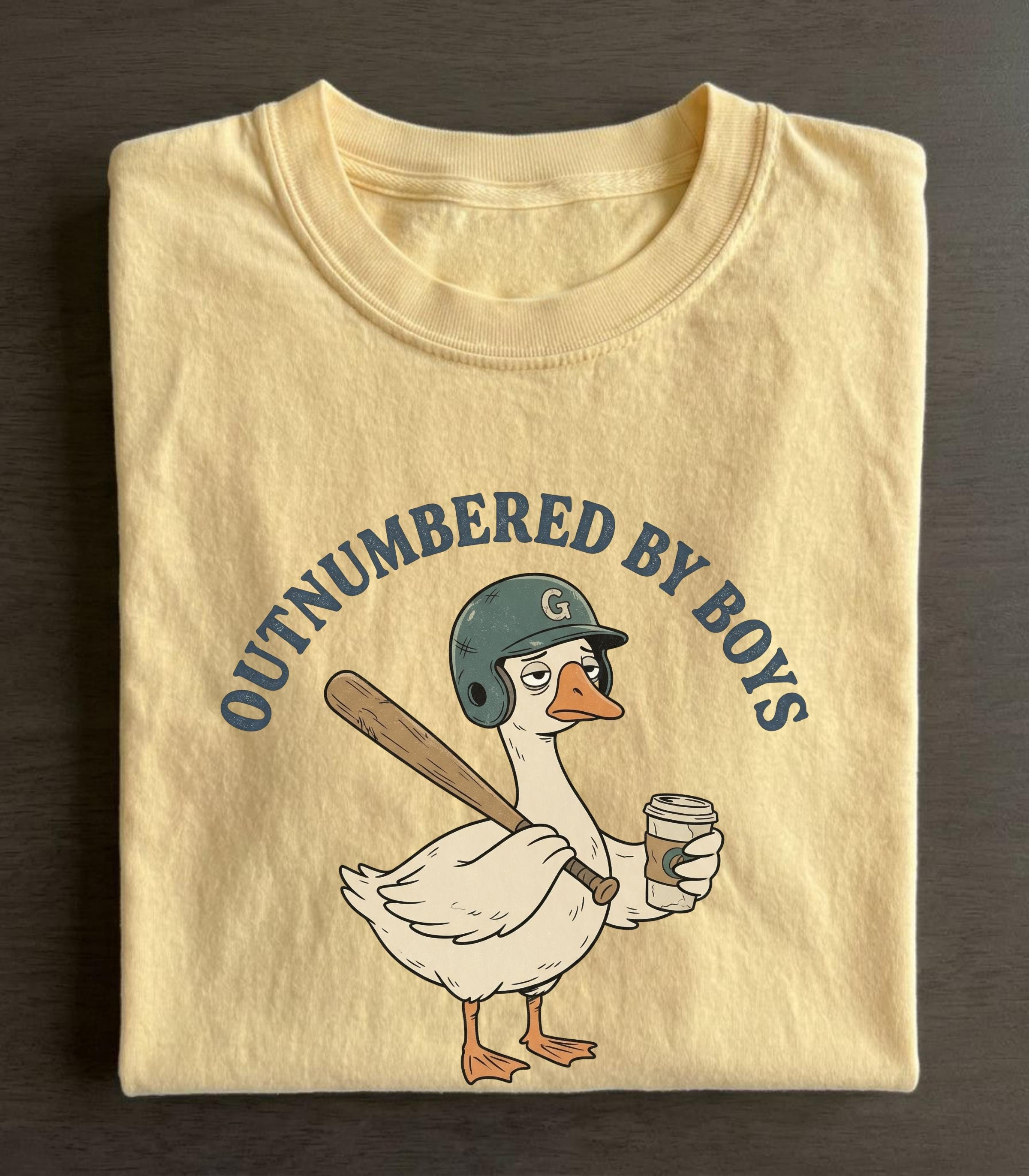 Outnumbered By Boys T-shirt