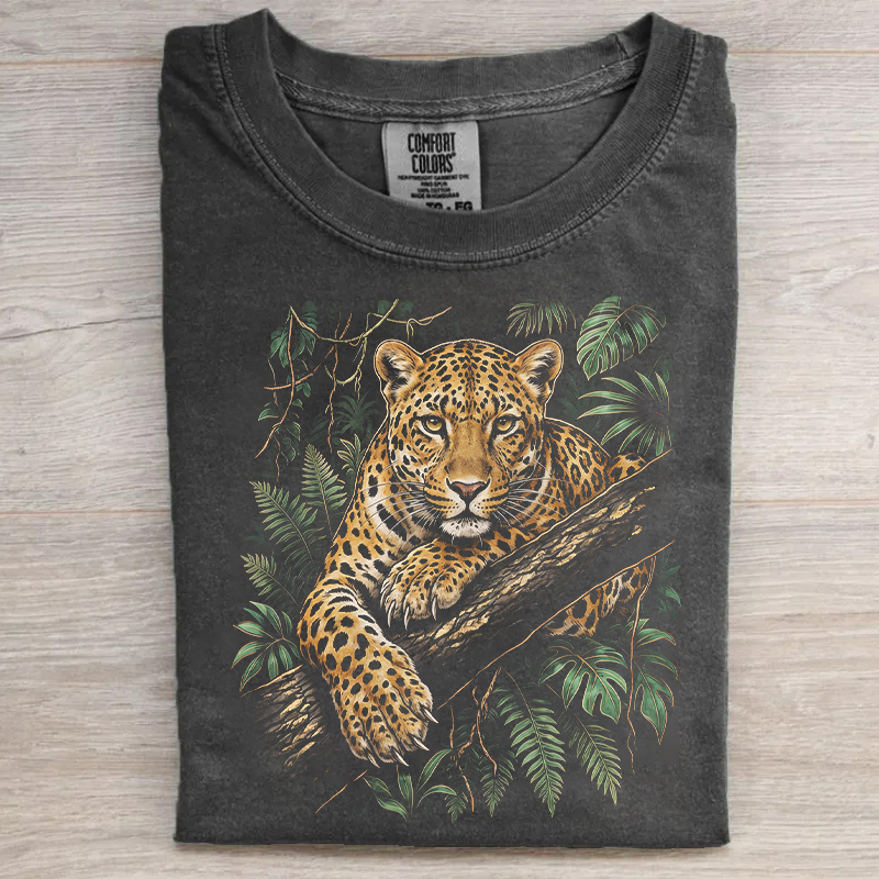 Vintage Jungle Leopard T-shirt