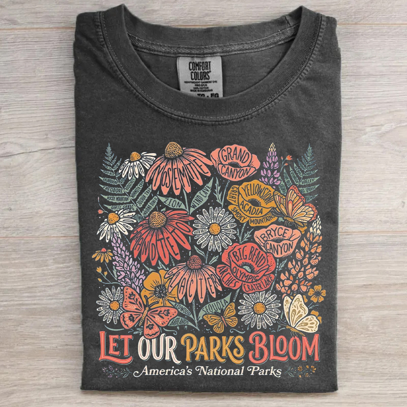 National Park Wildflower Lover T-shirt