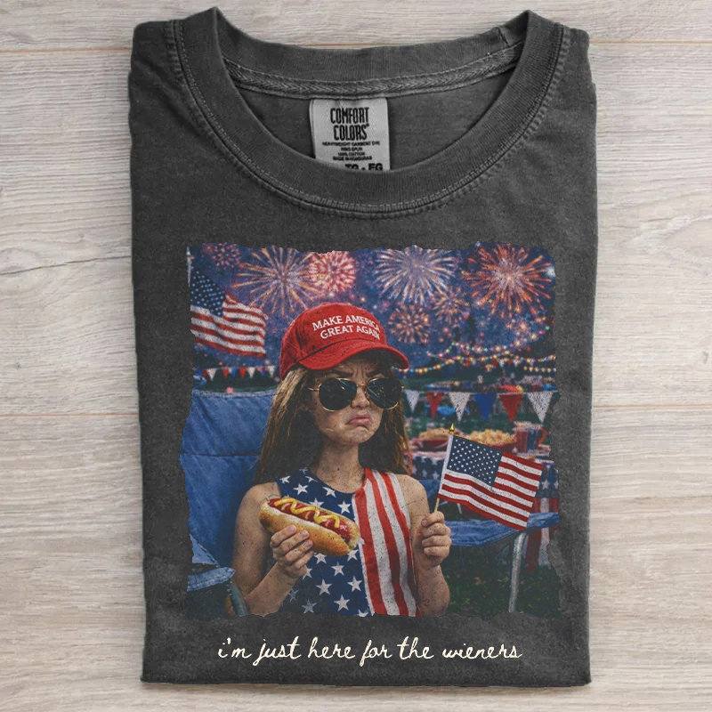 Funny Doll I'm Just Here For The Wieners T-shirt