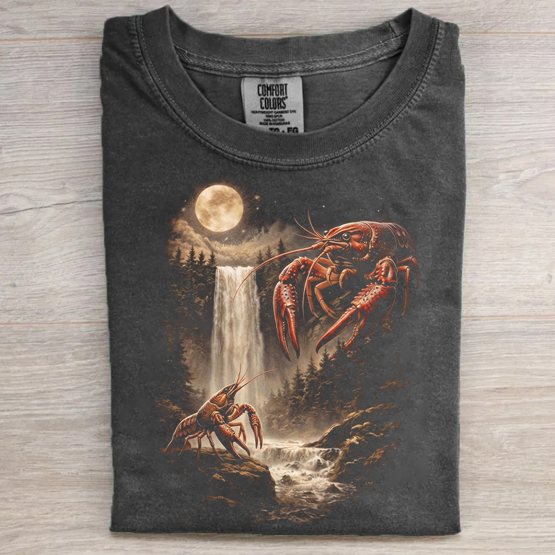 Crayfish And Moon T-shirt