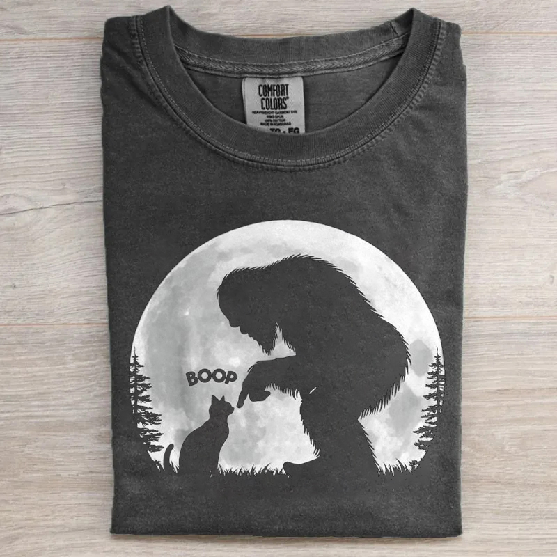Fun Hand Boop Bigfoot Sasquatch Cat T-shirt – Owen's Tee Garage