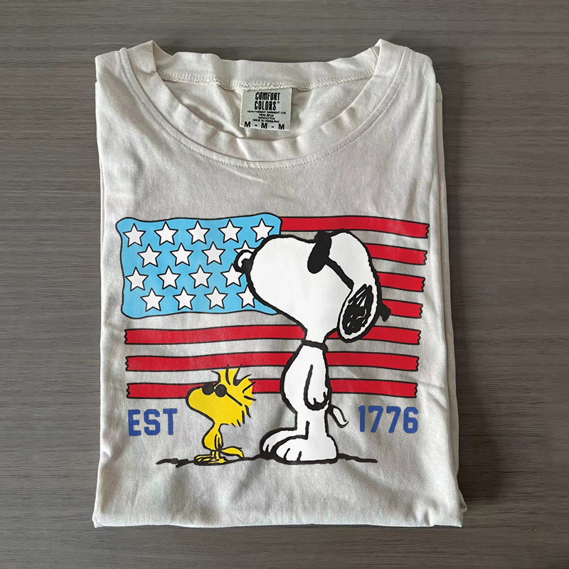 Funny Patriotic Snoopy T-shirt