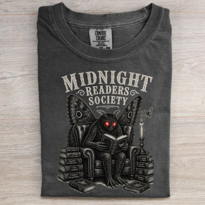 Midnight Readers Society Mothman Book Love T-shirt