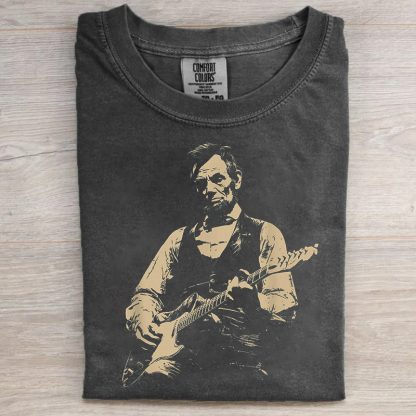 President Abraham Lincoln Playing Guitar T-shirt