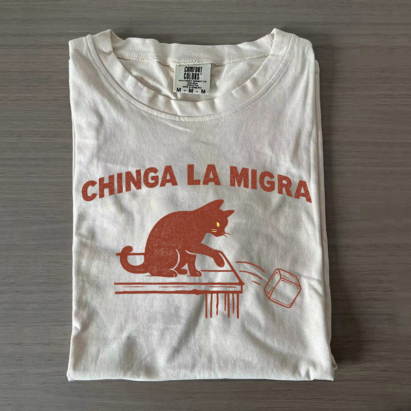 Funny Cat Anti ICE T-shirt