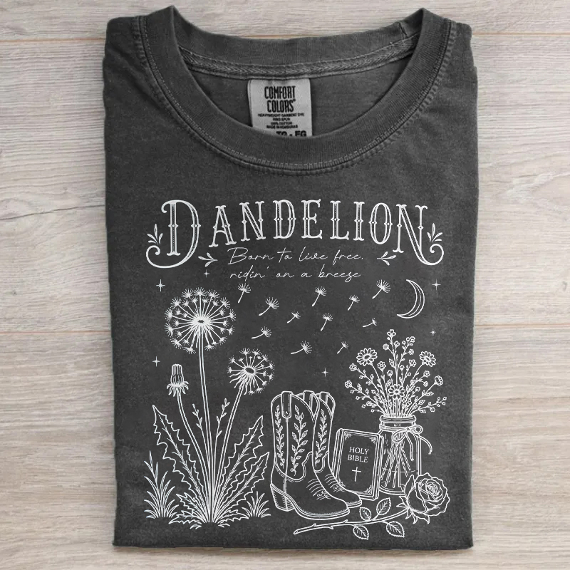 Dandelion Wildflower T-shirt