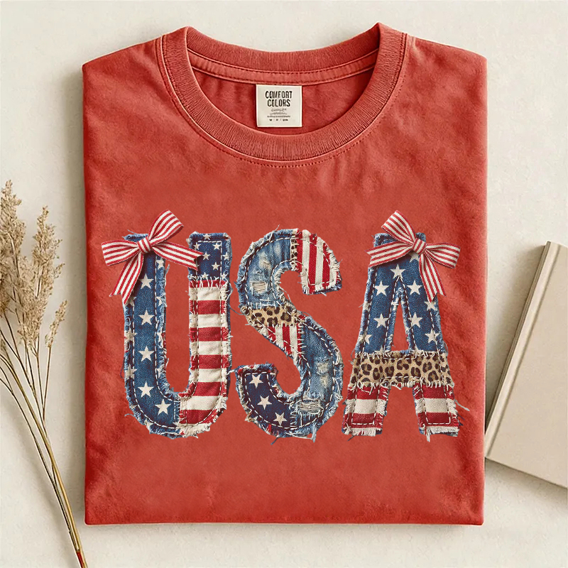 USA American Flag T-shirt