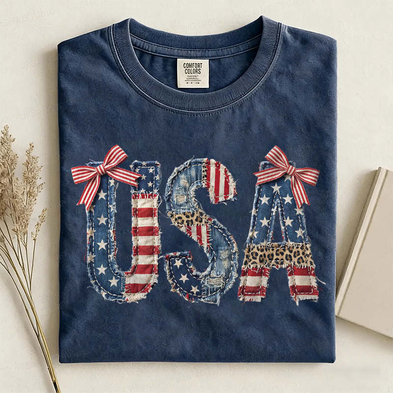 USA American Flag T-shirt
