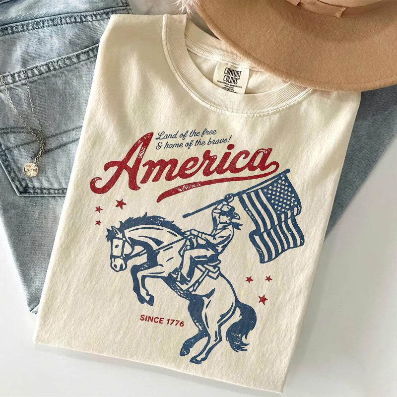Western Patriotic T-shirt