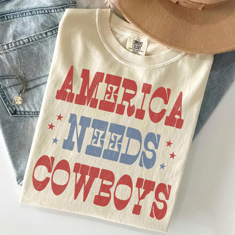 America Needs Cowboys T-shirt