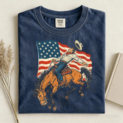 Western 4th Of July Cowboy Rodeo T-shirt