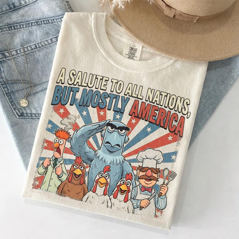 A Salute To All Nations But Mostly America T-shirt