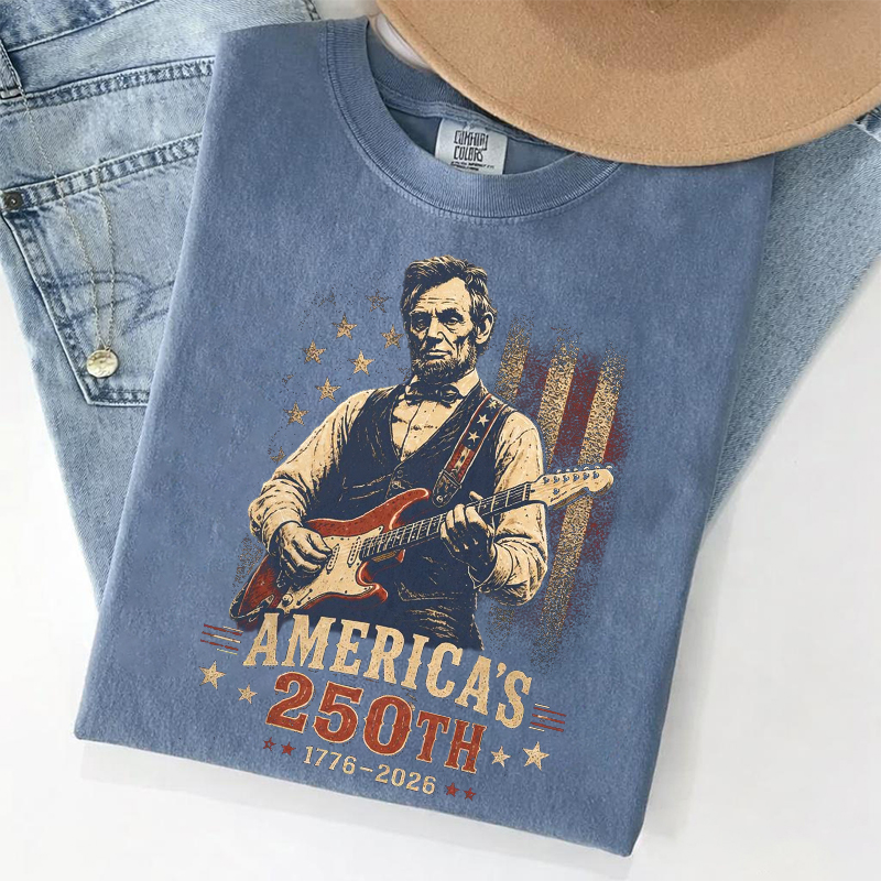 America 250th Patriotic Music T-shirt