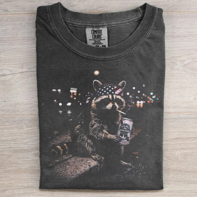 Funny Raccoon Beer T-shirt