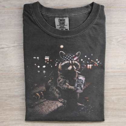 Funny Raccoon Beer T-shirt
