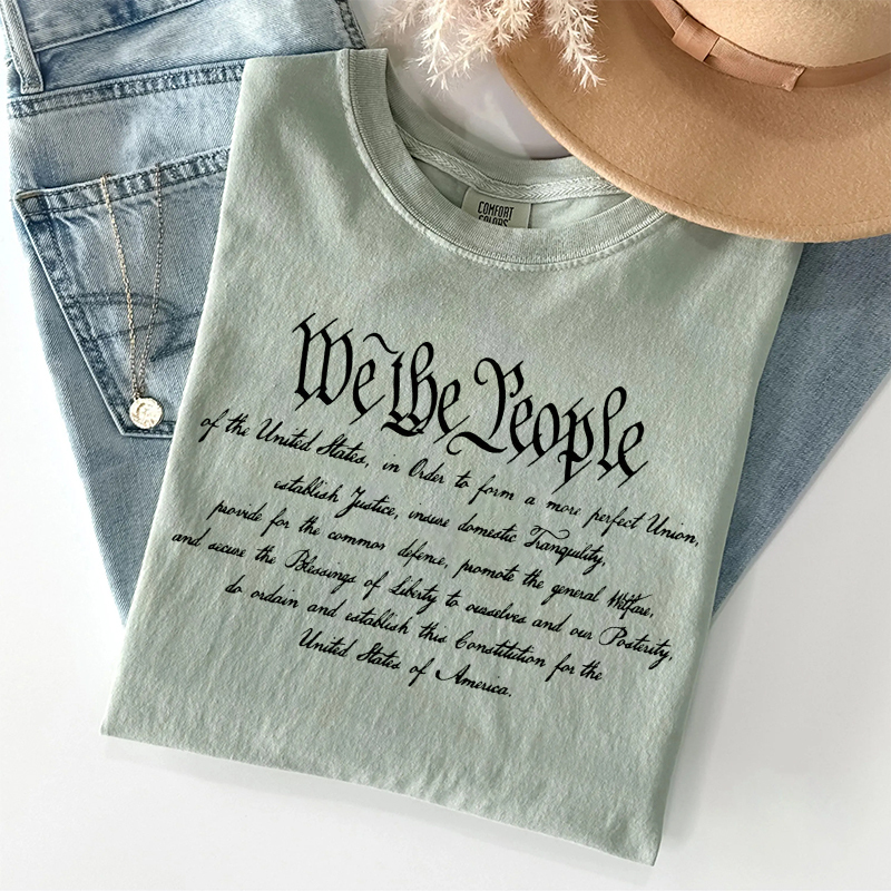 We The People 1776 American T-shirt