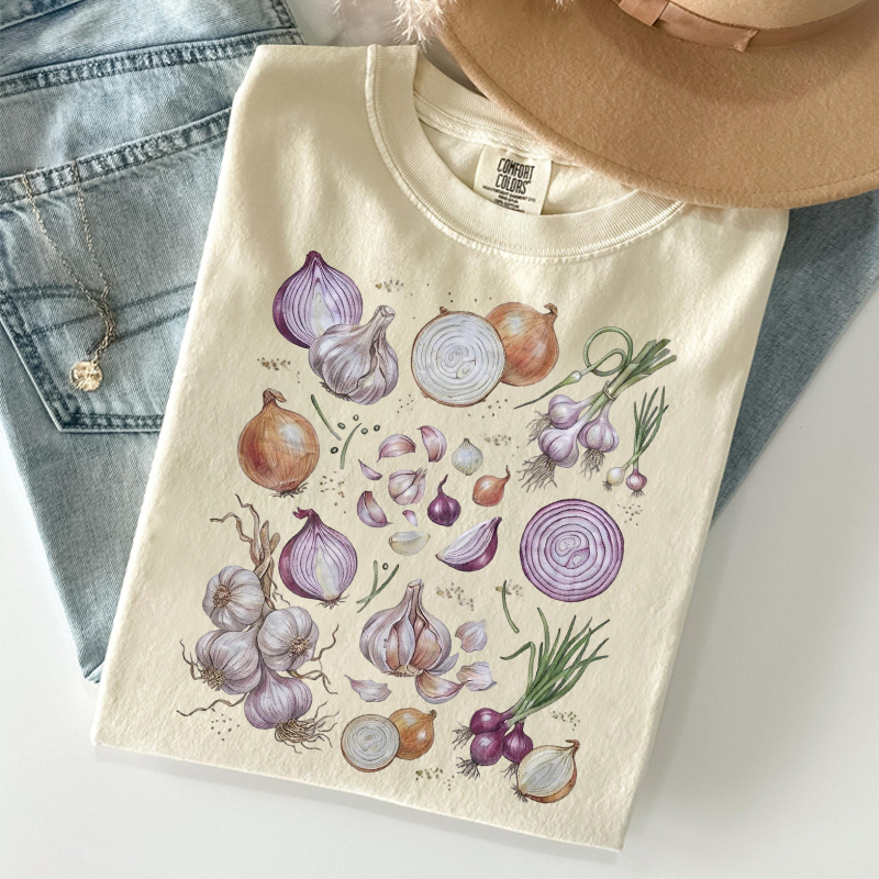Vintage Garlic And Onion T-shirt