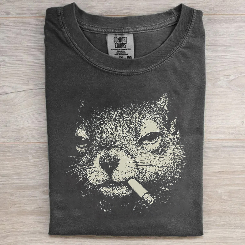Smoking Squirrel T-shirt