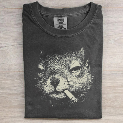 Smoking Squirrel T-shirt