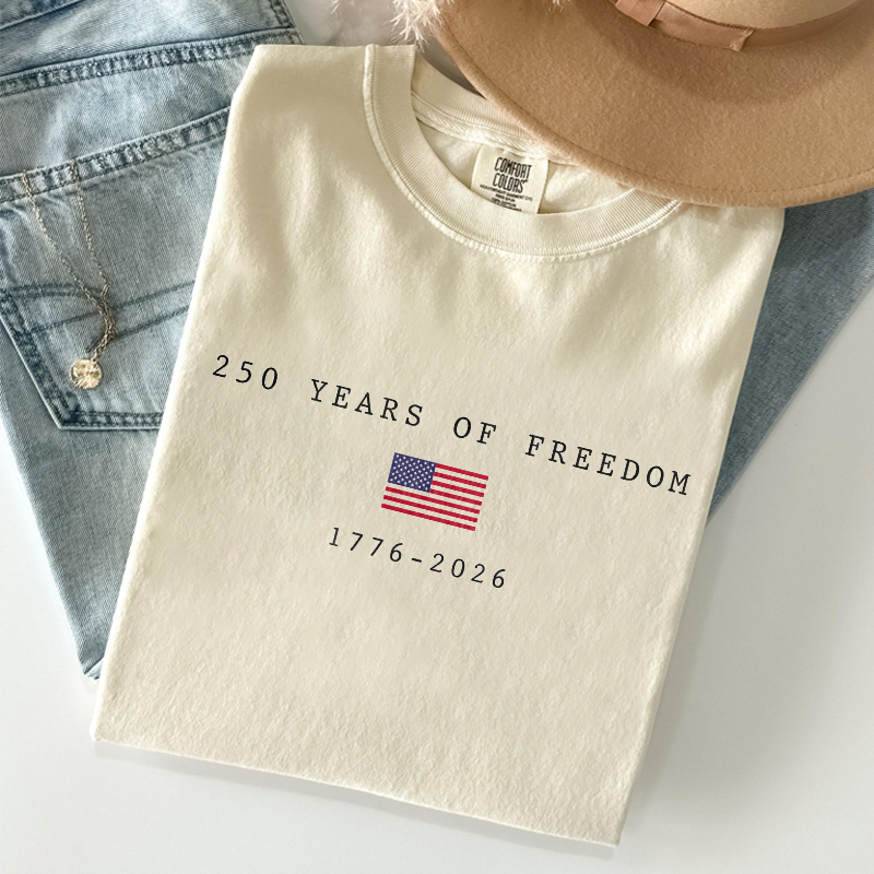 250 Years Of Freedom 1776-2026 T-shirt