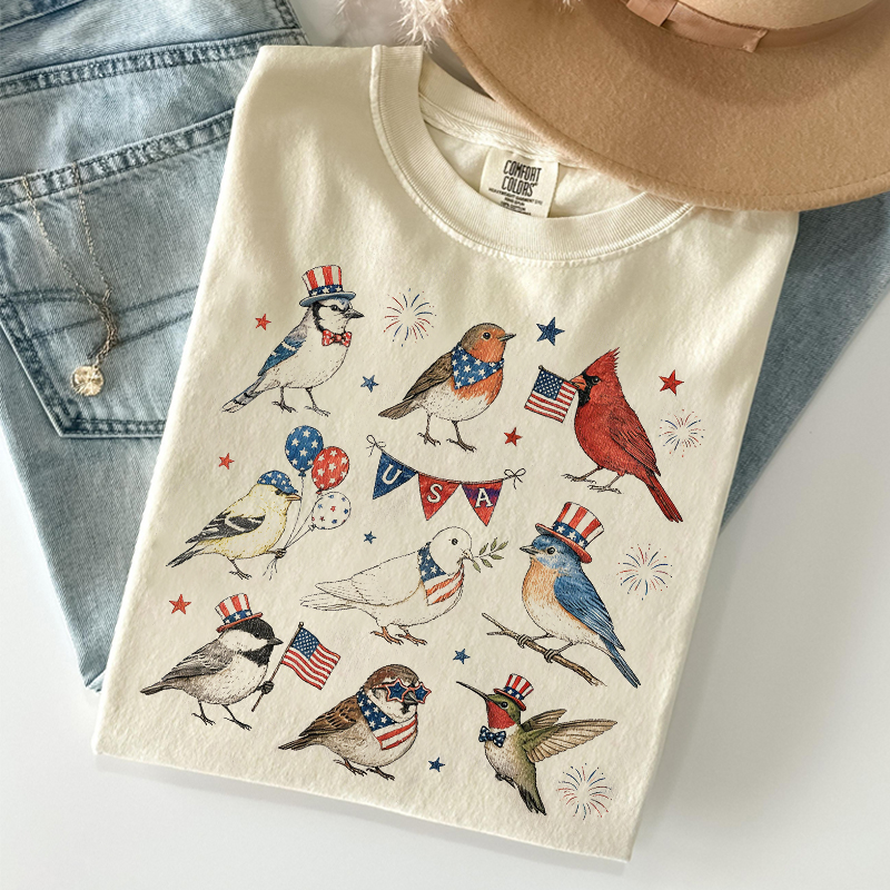 USA 250th Anniversary Bird T-shirt – Owen's Tee Garage