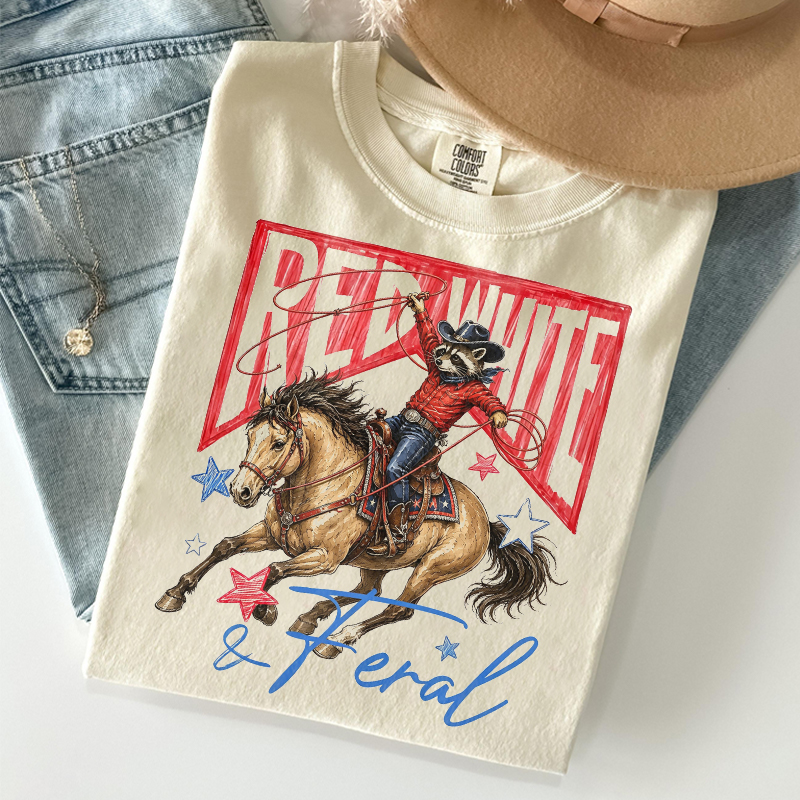 4th Of July Raccoon T-shirt