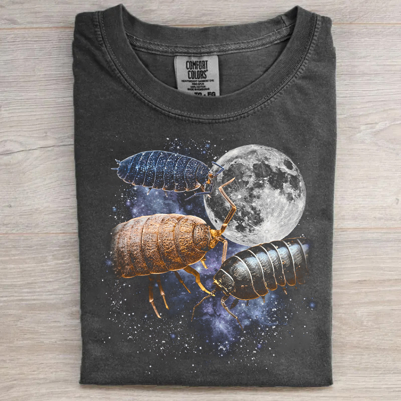 Funny Pill Bug Moon T-shirt