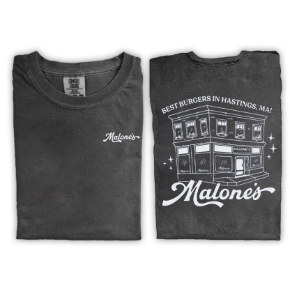 Malone's Best Burgers Hastings MA T-shirt
