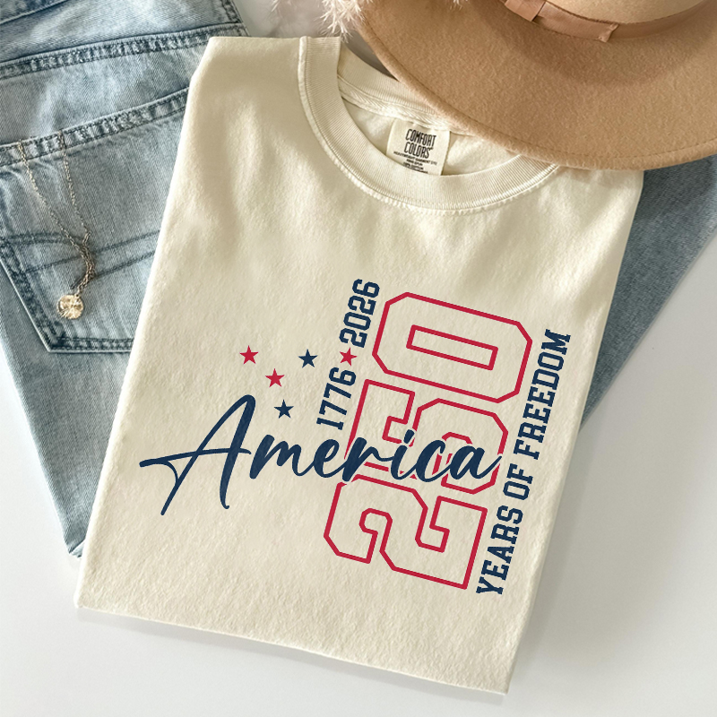250 Years Of Freedom America 1776-2026 T-shirt