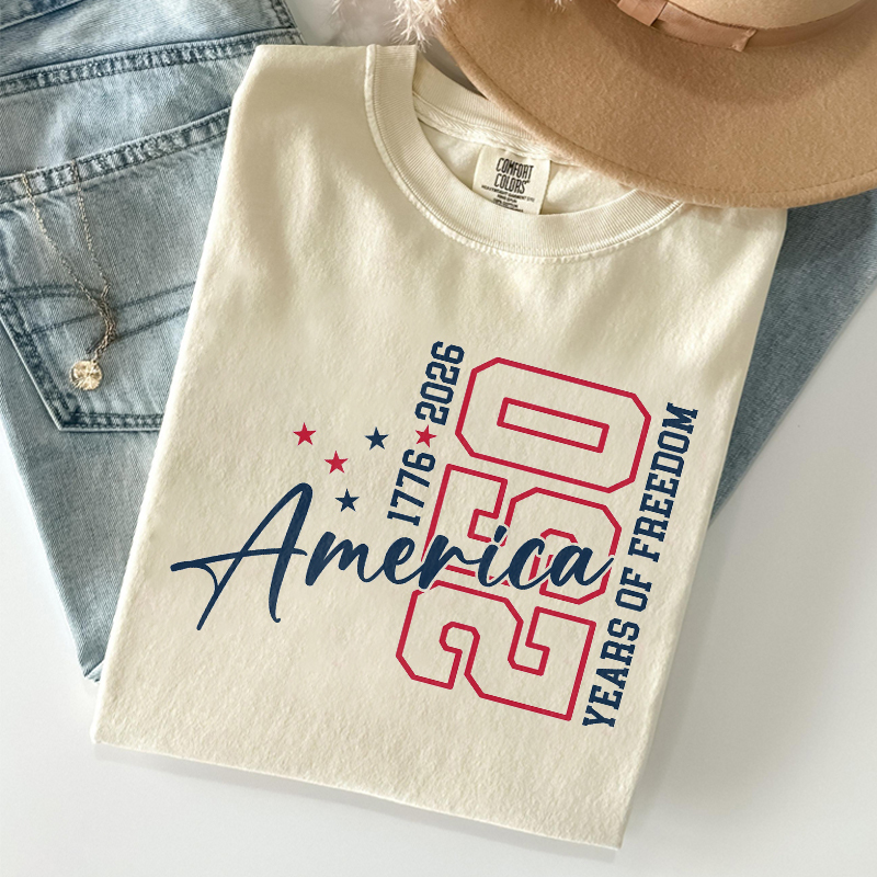 250 Years Of Freedom America 1776-2026 T-shirt