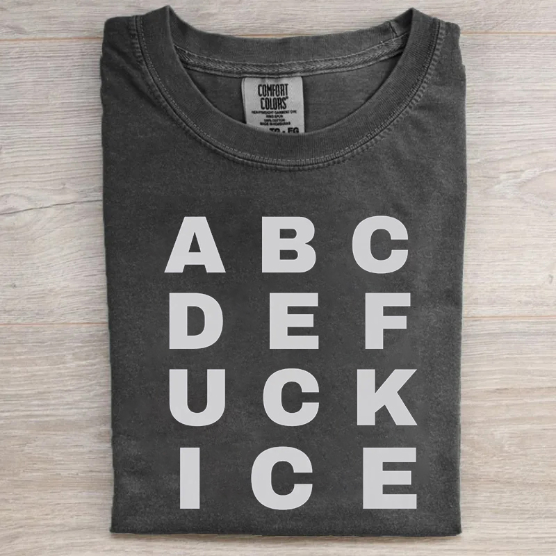 ABCDFUCK ICE Subtle Anti ICE T-shirt