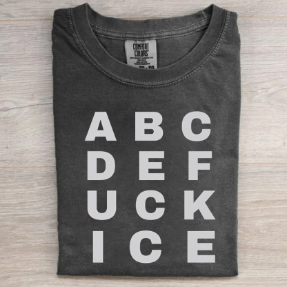 ABCDFUCK ICE Subtle Anti ICE T-shirt