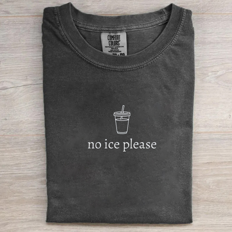 No Ice Please Subtle Anti ICE T-shirt