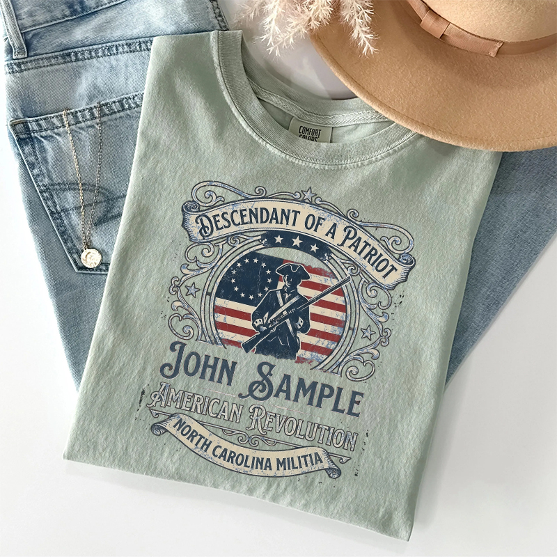 Descendant Of A Patriot American Revolution T-shirt