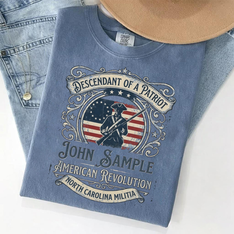 Descendant Of A Patriot American Revolution T-shirt