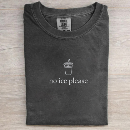 No Ice Please Subtle Anti ICE T-shirt