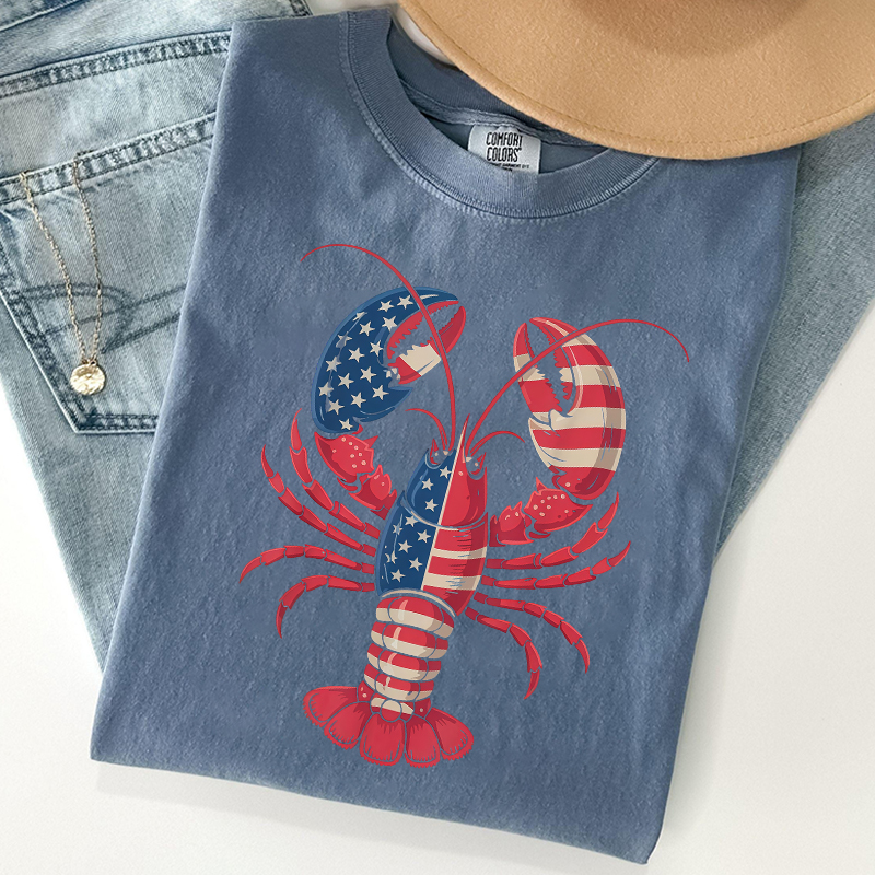Patriotic Lobster T-shirt