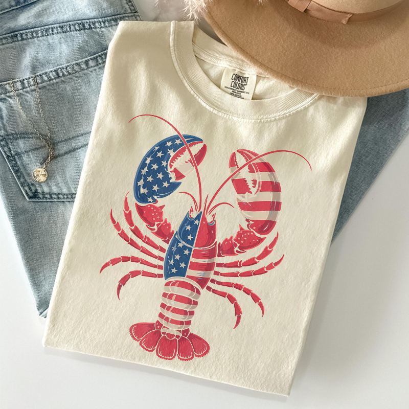 Patriotic Lobster T-shirt