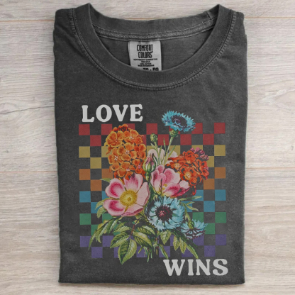 Love Wins Floral T-shirt