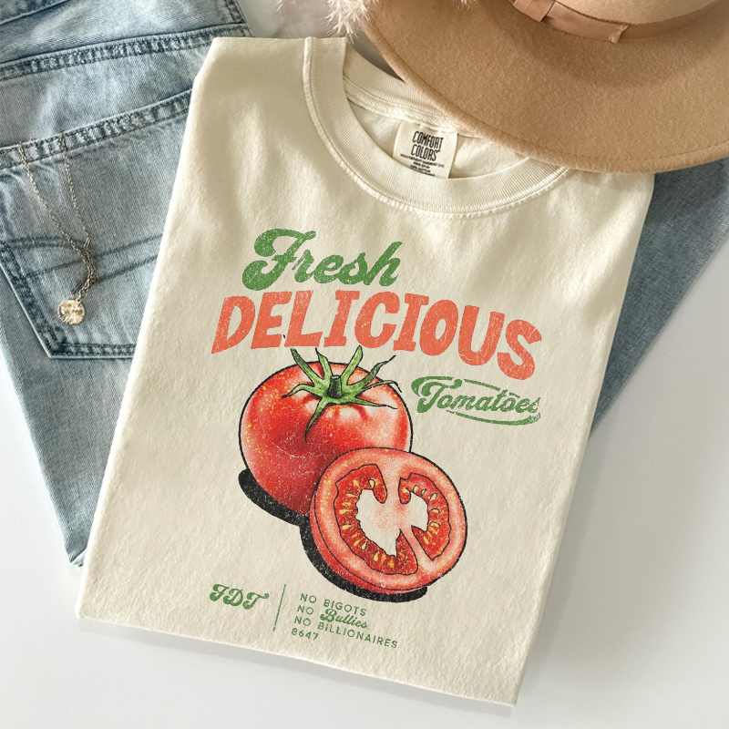 Fresh Delicious Tomatoes T-shirt – Owen's Tee Garage