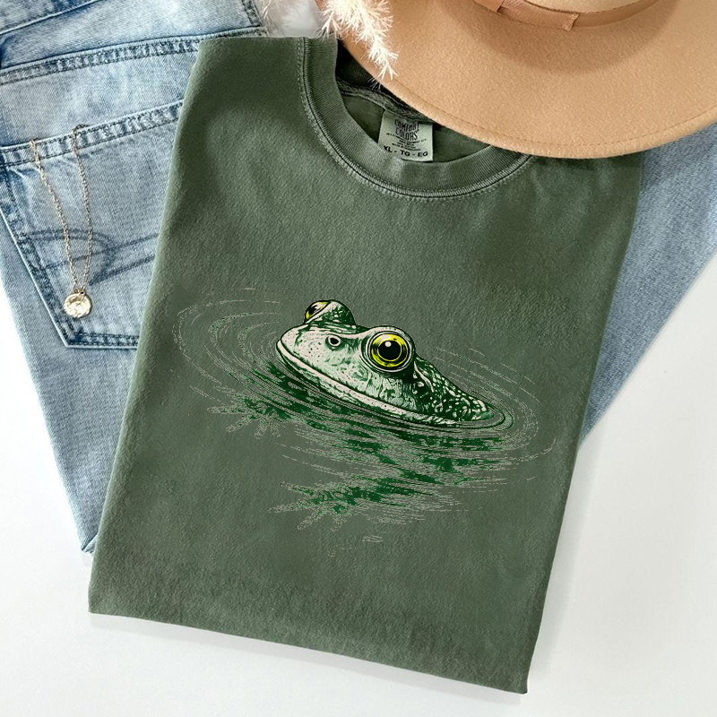 Funny Frog Swimming T-shirt