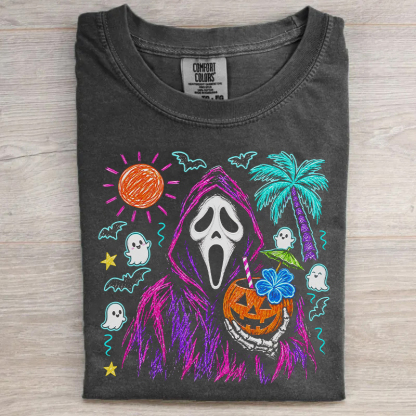 Spooky Summerween Ghost T-shirt