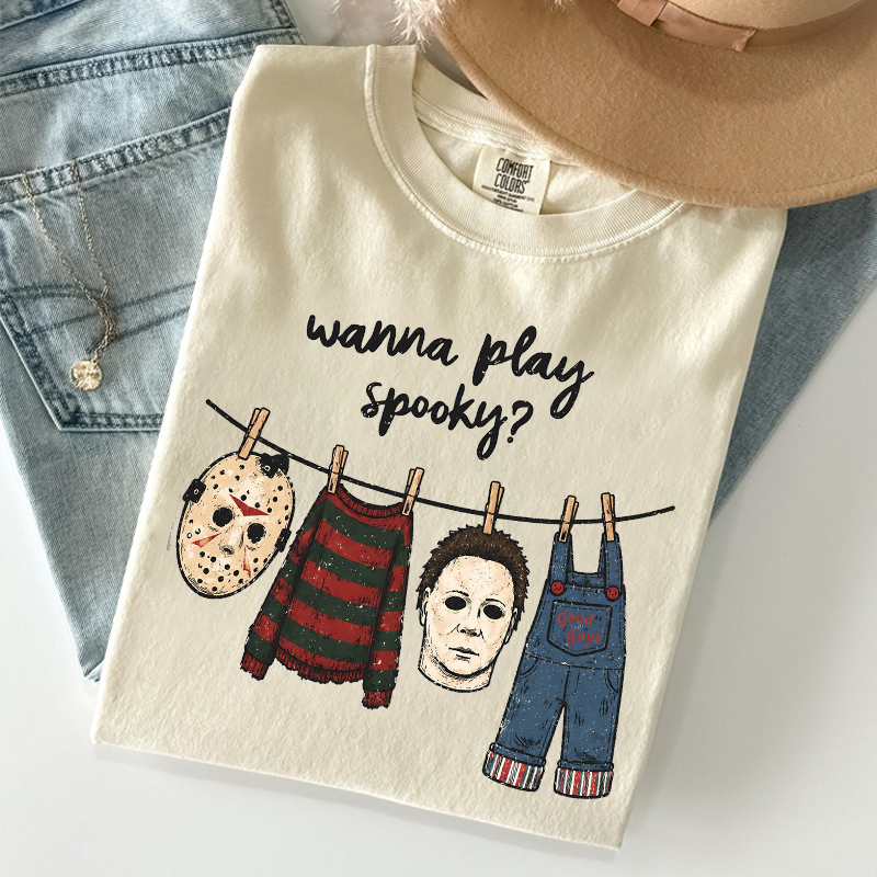 Wanna Play Spooky T-shirt