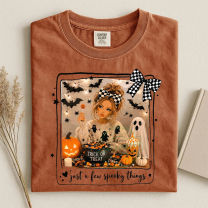 Just A Few Spooky Things Funny Doll T-shirt